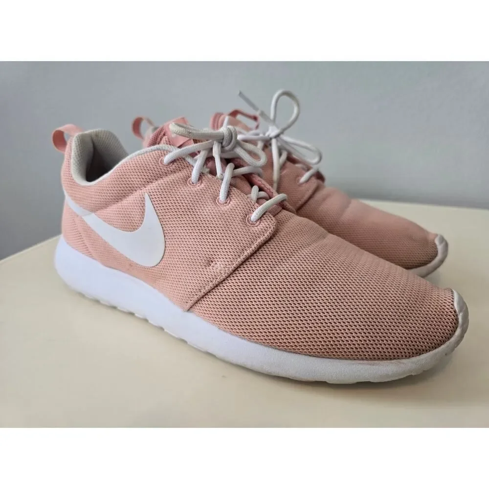 Nike Roshe One Women’s Pink/White Mesh Comfort Casual Sneakers Women's Size 11
